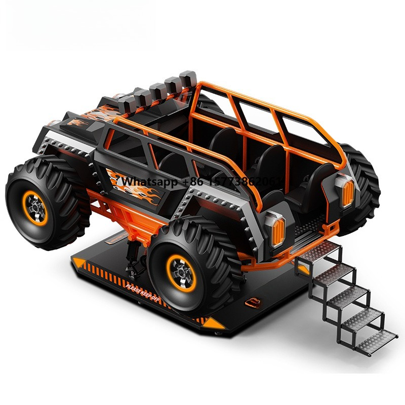 Arcade Games & Vending Llc - 6-Person VR Racing Shooting Simulator 9D
