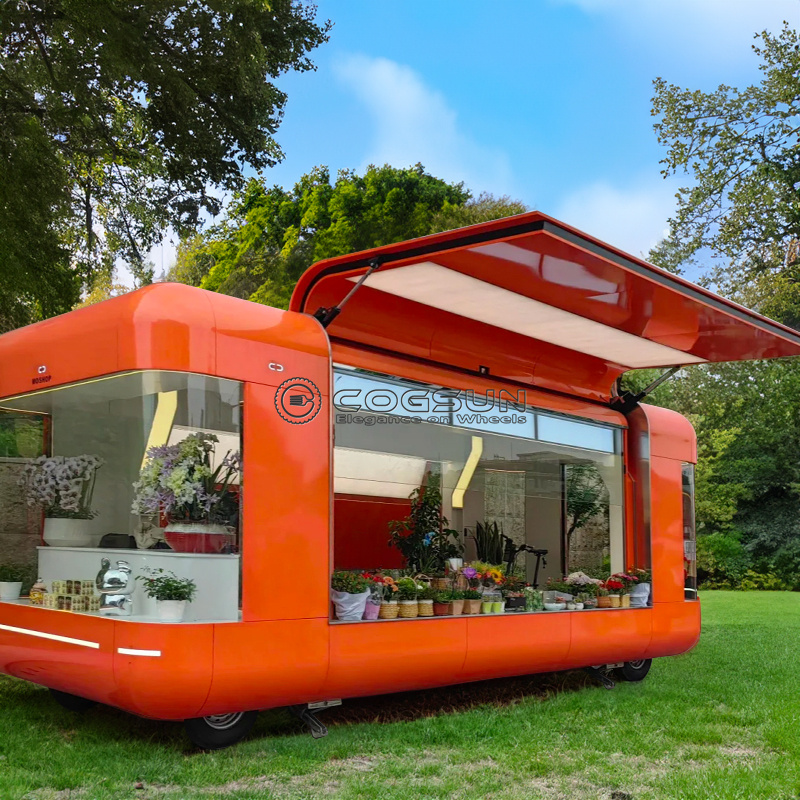 Hot Dog Vending Cart - Street Mobile Food Trailer Pizza Van