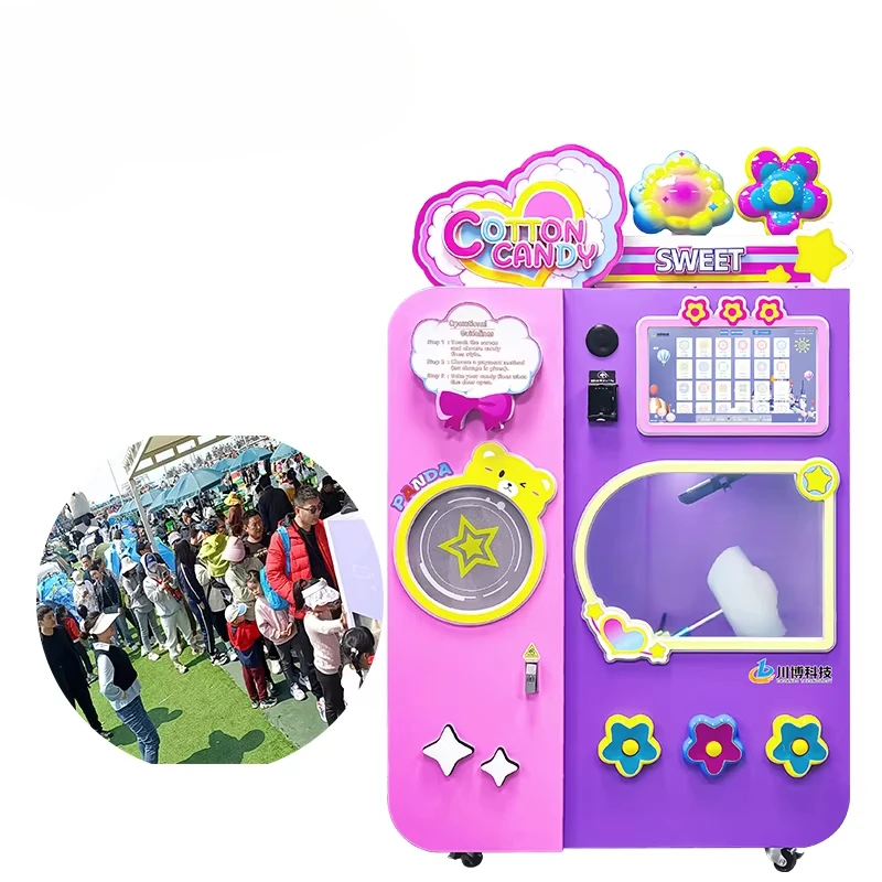 Commercial Vending Machine - Customized Cotton Candy Vending Machine Latest