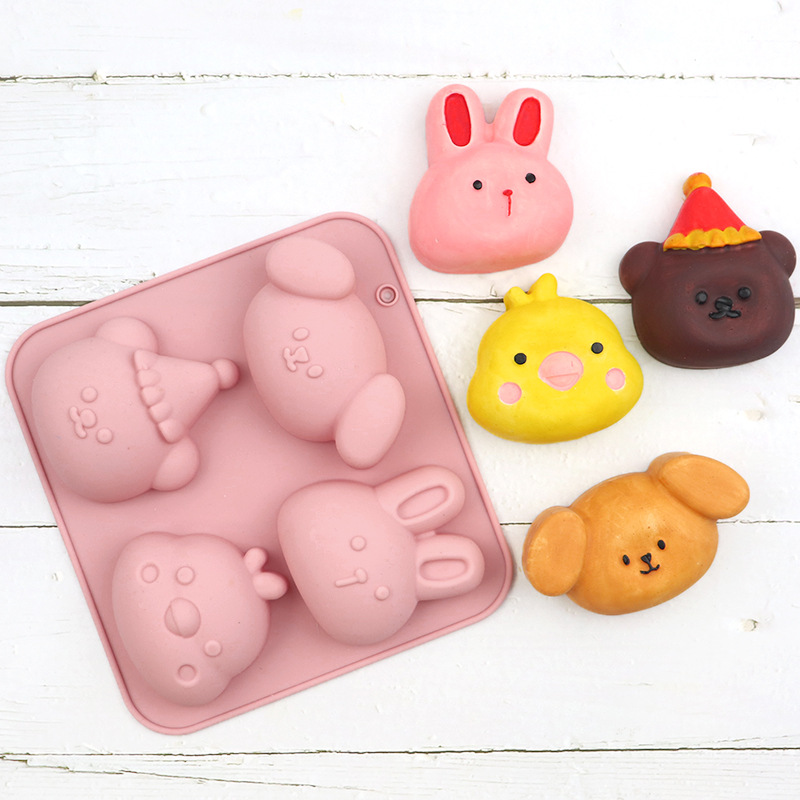 Hot Dog Vending Cart - Dog Chocolate Cake Baking Mold Cartoon