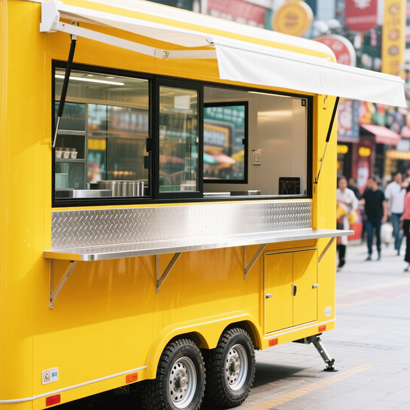 Hot Dog Vending Cart - Food Cart Commercial Vending Customized Ice