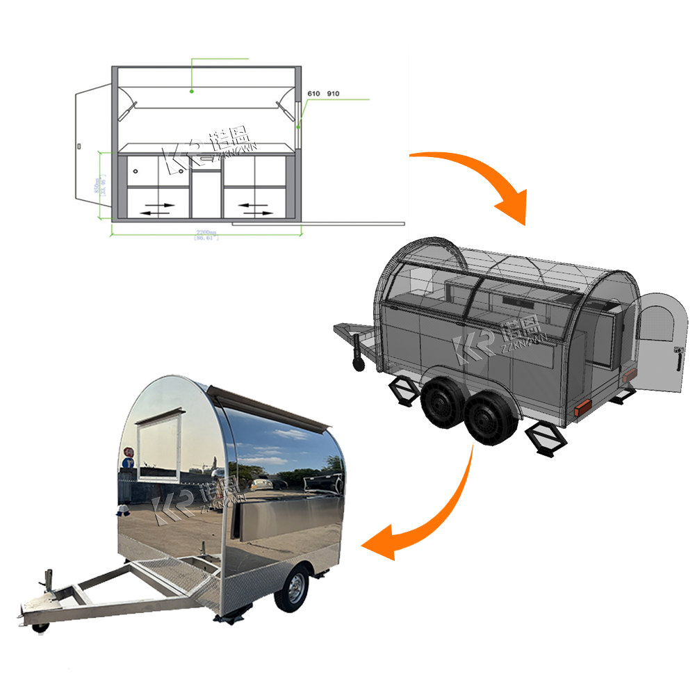 Concession Food Trailer Mobile - Hot Dog Vending Cart review and price