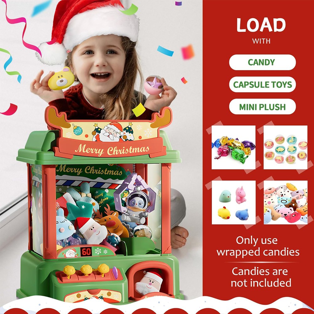 Christmas Claw Machine For Kid - Arcade Vending Machine review and price