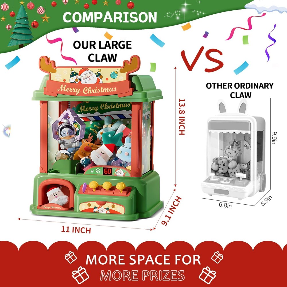 Christmas Claw Machine For Kid - Arcade Vending Machine review and price