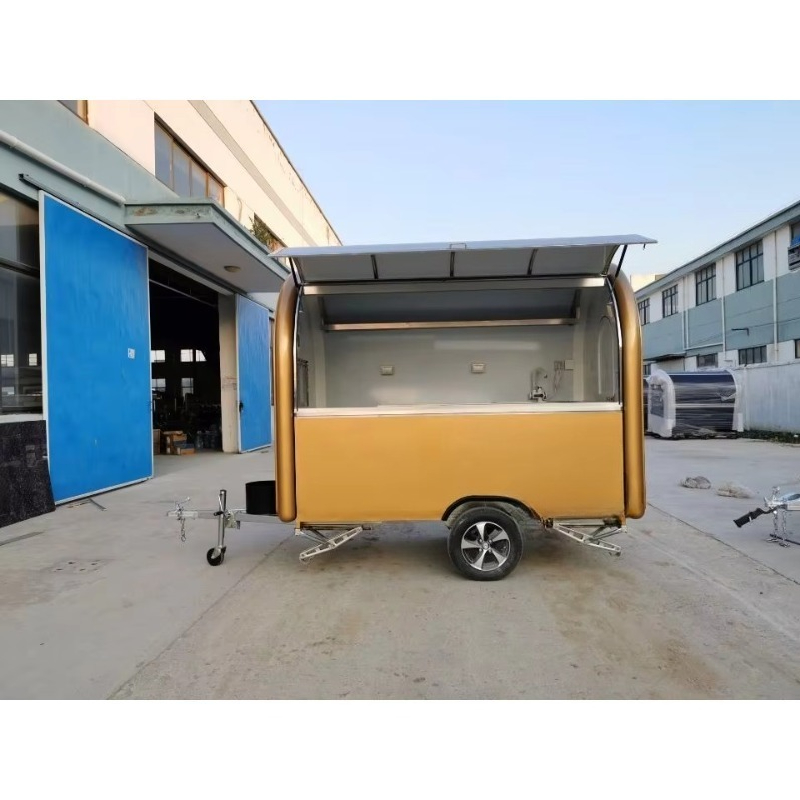 Mobile Food Trucks Coffee Food - Hot Dog Vending Cart review and price