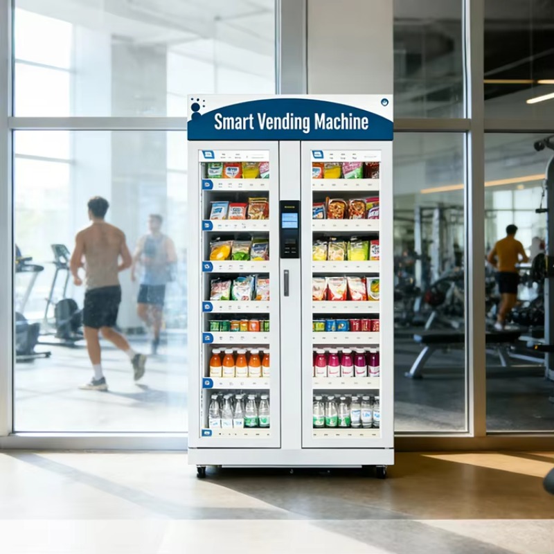 AI Smart Fridge EU/US Cashless - Open Vending Machine review and price