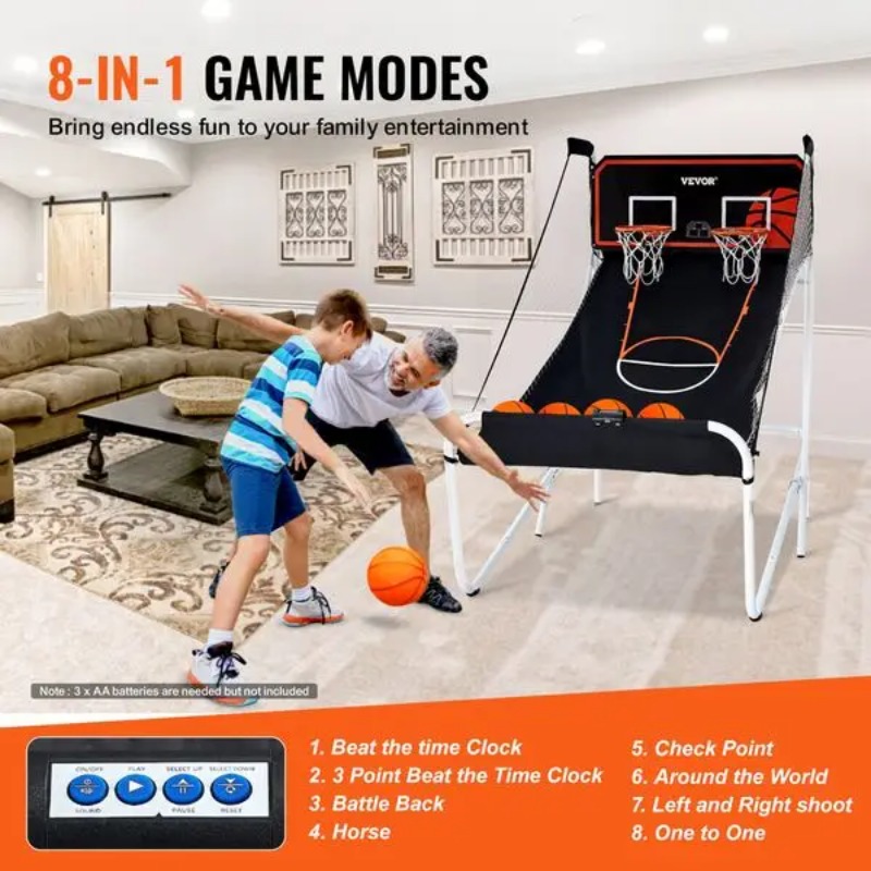 【Hot Item】Foldable Basketball  - Arcade Games & Vending Llc review and price