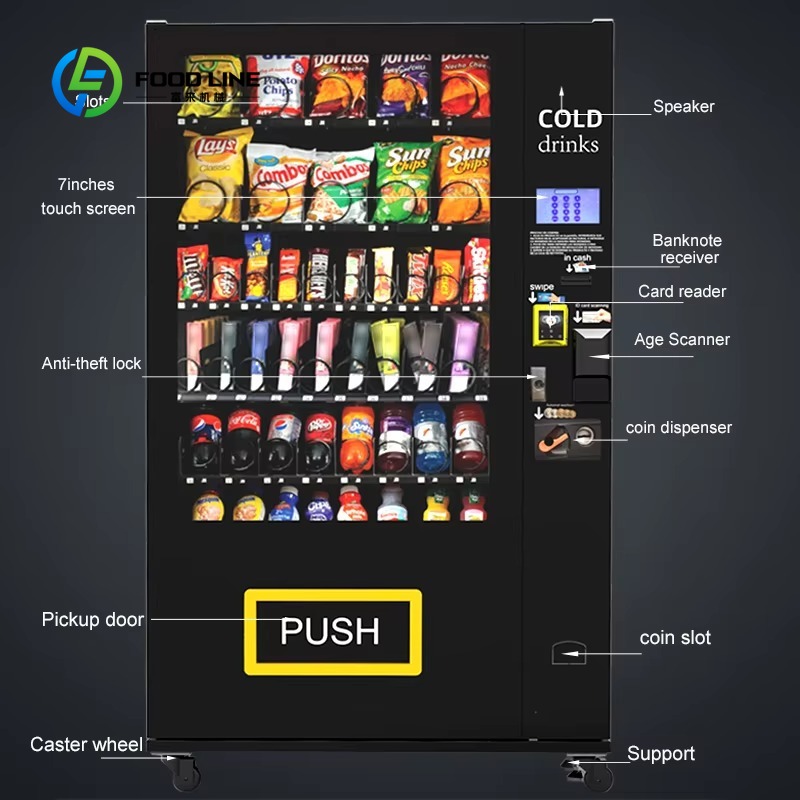 Snack and Drink Vending Machin - Open Vending Machine review and price