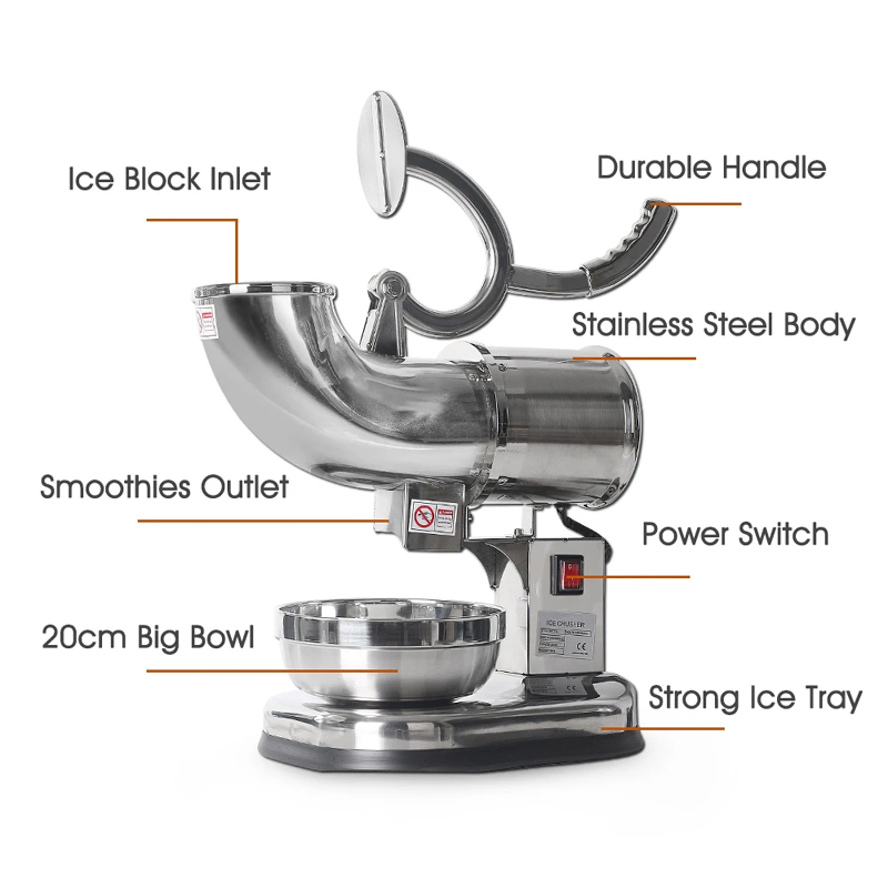200W Ice Crusher Commercial Hi - Slushie Machine Vending review and price