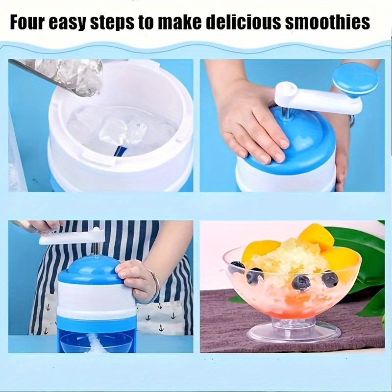 Portable Hand Crank Snow Cone  - Slushie Machine Vending review and price