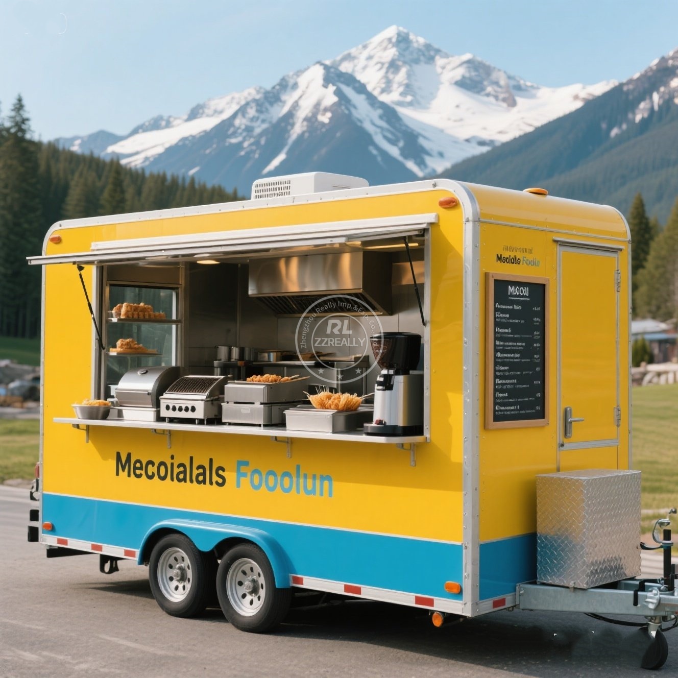 Customizable Food Trailer Manu - Hot Dog Vending Cart review and price